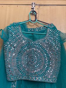 Sky Blue Fairy Lehanga