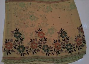 Elegant Floral Print Saree