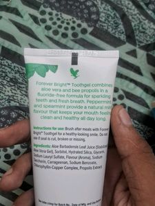 Forever Bright Toothgel Thoothpaste &amp; Brush