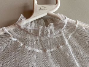 Sheer Polka Dot Top