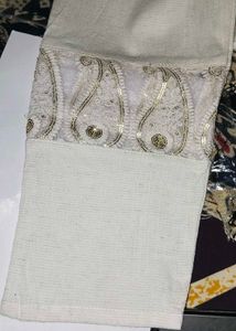 Pure Cotton Stylish Net On Bottom Pant