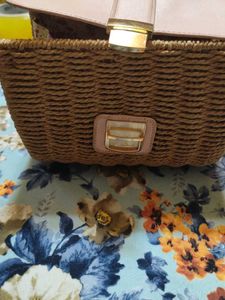 Mauritius Bamboo Handbag With Sling