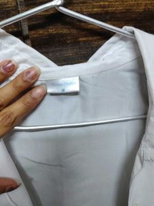 ❗ CLEARANCE ❗ White 3/4 Sleeve Button Down Shirt