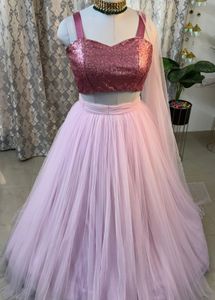 Sequin Lehenga Choli