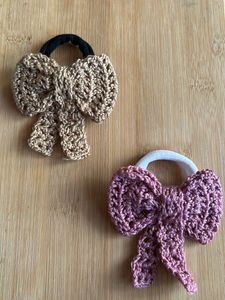 Crochet Hair Tie Pack Of 2