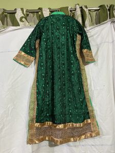 Green Kurta Set