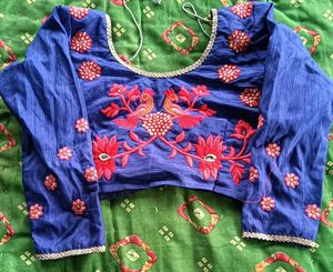 Embroidered Floral Skirt