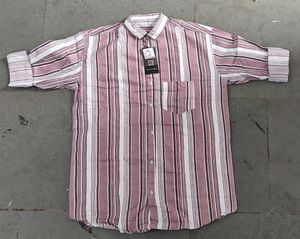 Striped Casual Button-Down Shirt