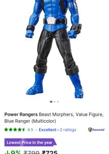 Blue Power Ranger Toy