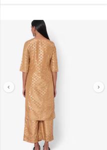 Golden Kurta Palazzo Set