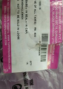 Tupperware  Ice Tray