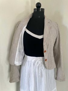 Striped Blazer Jacket