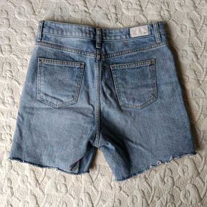 Denim Low waist Short