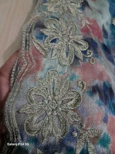 Pastel Organza Dupatta