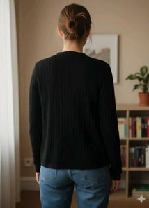 Elegant Black Cardigan