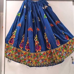 Navratri Blue Chaniya Choli