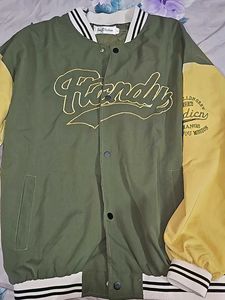 Varsity Style Bomber Jacket