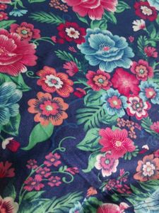 Elegant Floral Cotton Top