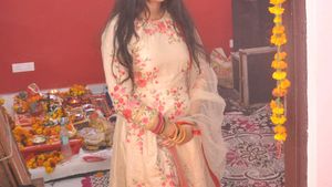 Floral Embroidered Anarkali Suit