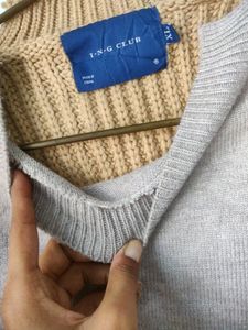 Two Toned Sweater