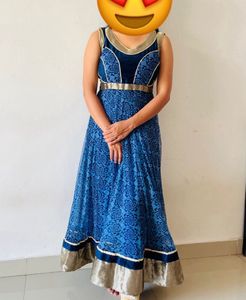 Anarkali Kurta With Soft Net And Zari Work