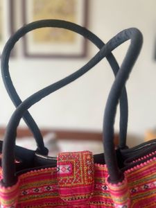 Thai Tribal Embroidered Tote Bag