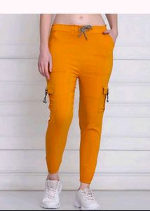 Mustard Cargo Joggers