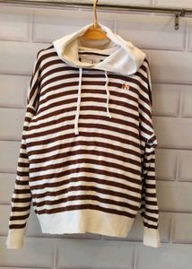 Striped Hoodie Sweatshirt