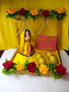 Haldi Decoration Tray
