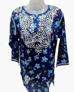 Short Chickenkari Kurti