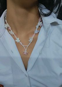 Floral Beaded Necklace