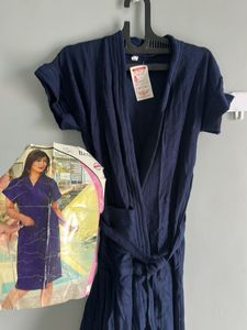 Blue Bathrobe Very pretty In Real (s, M)