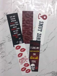 Dark Romamce Bookmarks - Set of 5