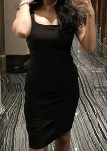 TOKYO TALKIES Black Bodycon Dress