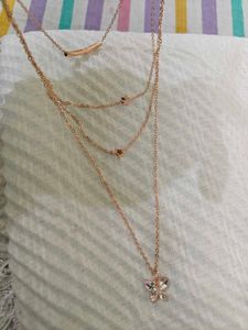 3Layered Butterfly Necklace