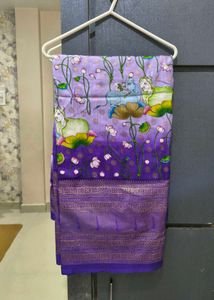 Elegant Purple pichwai Saree
