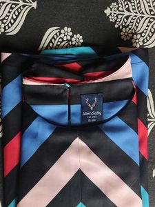 Allen Solly Colorful Chevron Dress