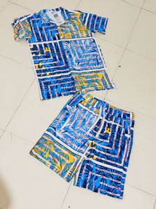 Tropical Print Matching Set Boy 10-11 Year