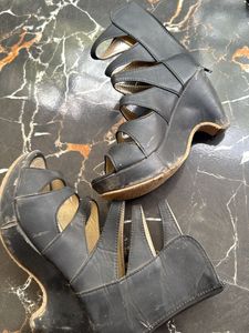 Black Heels Wedges