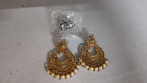 Combo Of Silver And Elegant Golden Earrings