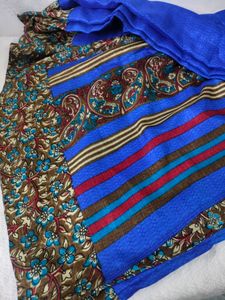 Blue Saree