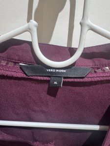 Band Collar Shirt With Ladder Lace