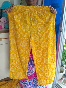 Yellow Embroidered Kurta