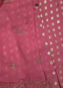Pink Mirror Work gown.