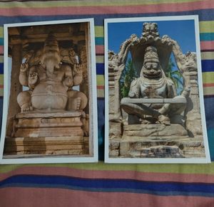 HAMPI Pack Of 10 Colour Post Cards