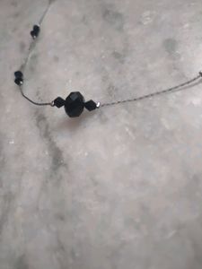 Beautiful Black Pearl Silver Necklace
