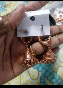 Rose Gold Jhumka