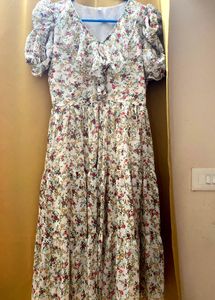 🤍Floral Print Midi Dress🤍