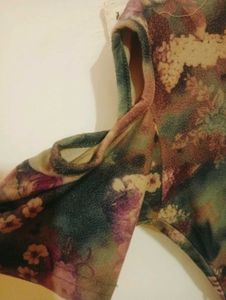 Pricedrop Floral Print Dress with Belt