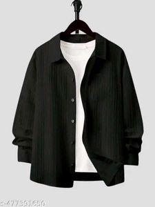 Men Striped Solid Popcon Shirt (Pack Of 2)